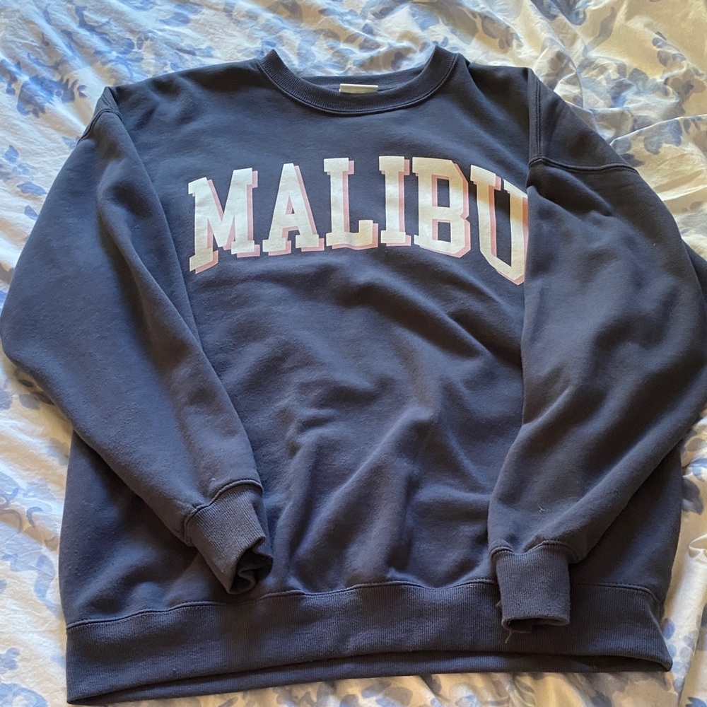 Reflex Navy Blue Malibu Crewneck Top